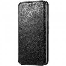 Кожаный чехол книжка GETMAN Mandala (PU) для Samsung Galaxy A72 4G / A72 5G Черный - купить на Floy.com.ua