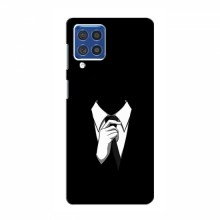 Чехол с принтом (на черном) для Samsung Galaxy F62 (AlphaPrint) Стиль - купить на Floy.com.ua
