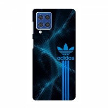 Чехлы Адидас для Samsung Galaxy F62 (AlphaPrint) Синий Адидас - купить на Floy.com.ua