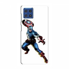Чехол МАРВЕЛ для Samsung Galaxy F62 (AlphaPrint) Капитан Америка - купить на Floy.com.ua