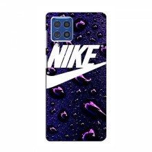 Чехол с принтом Найк для Samsung Galaxy F62 (AlphaPrint) Nike-фиолетовый - купить на Floy.com.ua