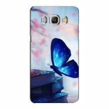 Чехол с печатью (Подарочные) для Samsung J5 2016, J510, J5108 (AlphaPrint) Бабочка синяя - купить на Floy.com.ua