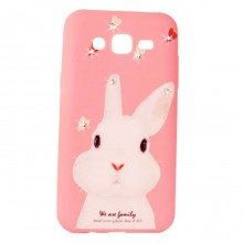 Чехол-бампер MiaMi с Розовой картинкой для Samsung Galaxy J5-J500 Кролик - купить на Floy.com.ua