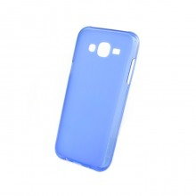 Чехол-бампер TPU для Samsung Galaxy J5/J500 (полупрозрачный) Голубой - купить на Floy.com.ua