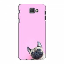 Чехол с принтом (Прикольные) для Samsung J5 Prime, G570 (AlphaPrint) Собака на розовом - купить на Floy.com.ua