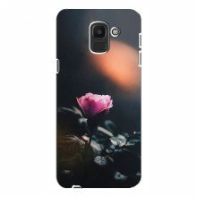 Чехол с печатью (Подарочные) для Samsung J6 2018 (AlphaPrint) Цветок ночной - купить на Floy.com.ua