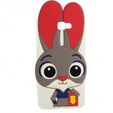 3D чехол для Samsung Galaxy J7 Prime, G610 в форме кролика Джуди Хоппс Серый - купить на Floy.com.ua