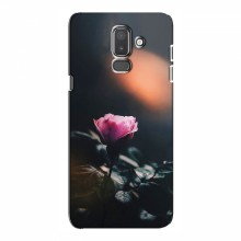 Чехол с печатью (Подарочные) для Samsung J8-2018, J810 (AlphaPrint) Цветок ночной - купить на Floy.com.ua