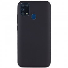 Чехол Silicone Cover Full without Logo (A) для Samsung Galaxy M31 Черный - купить на Floy.com.ua
