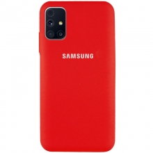 Чехол Silicone Cover Full Protective (AA) для Samsung Galaxy M31s Красный - купить на Floy.com.ua