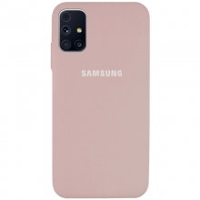 Чехол Silicone Cover Full Protective (AA) для Samsung Galaxy M31s Розовый - купить на Floy.com.ua