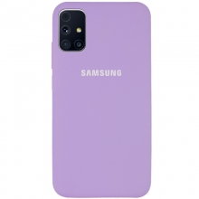 Чехол Silicone Cover Full Protective (AA) для Samsung Galaxy M31s Сиреневый - купить на Floy.com.ua