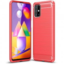 TPU чехол Slim Series для Samsung Galaxy M31s Красный - купить на Floy.com.ua