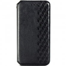 Кожаный чехол книжка GETMAN Cubic (PU) для Samsung Galaxy M51 Черный - купить на Floy.com.ua