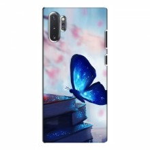 Чехол с печатью (Подарочные) для Samsung Galaxy Note 10 Plus (AlphaPrint) Бабочка синяя - купить на Floy.com.ua
