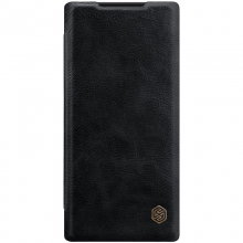 Кожаный чехол (книжка) Nillkin Qin Series для Samsung Galaxy Note 10 Черный - купить на Floy.com.ua