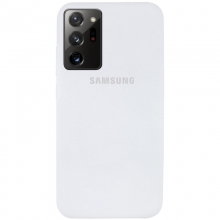 Чехол Silicone Cover Full Protective (AA) для Samsung Galaxy Note 20 Ultra Белый - купить на Floy.com.ua