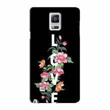 Чехол с принтом (Дизайнерские) для Samsung Note 4, N910 (AlphaPrint) Цветы - LOVE - купить на Floy.com.ua