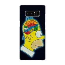 Чехол с Симпсонами для Samsung Note 8, N950 (VPrint) Мозг Гомера - купить на Floy.com.ua