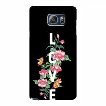Чехол с принтом (Дизайнерские) для Samsung Note 5, N9200 (AlphaPrint) Цветы - LOVE - купить на Floy.com.ua