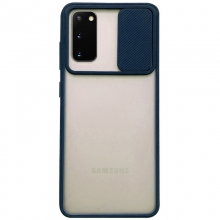 Чехол Camshield mate TPU со шторкой для камеры для Samsung Galaxy S20 Синий - купить на Floy.com.ua