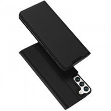 Чехол-книжка Dux Ducis с карманом для визиток для Samsung Galaxy S22+ Черный - купить на Floy.com.ua
