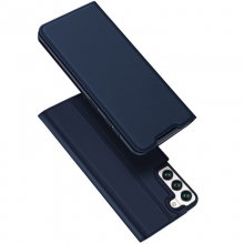 Чехол-книжка Dux Ducis с карманом для визиток для Samsung Galaxy S22 Синий - купить на Floy.com.ua