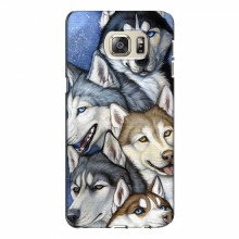 Защитные чехлы для Samsung S6 Edge+, G928 (AlphaPrint) с печатью (ХИТ продаж) Собаки - купить на Floy.com.ua