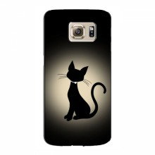 Эксклюзивный чехол для Samsung S6 Edge, G925 (AlphaPrint - Мультяшные) Котик - купить на Floy.com.ua