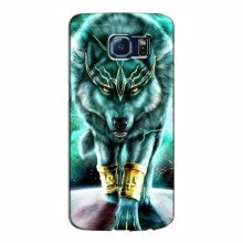Защитные чехлы для Samsung S6, Galaxy S6, G920 (AlphaPrint) с печатью (ХИТ продаж) Зеленый Волк - купить на Floy.com.ua