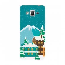 Рождественские Чехлы для Samsung J2 Prime, G532 (VPrint) Снежный город - купить на Floy.com.ua