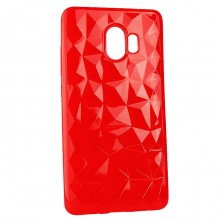Чехол-бампер Diamond для Samsung J250, J2 2018 Красный - купить на Floy.com.ua