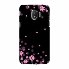 Чехол с принтом (Дизайнерские) для Samsung J2 2018, J250 (AlphaPrint) Розовое цветение - купить на Floy.com.ua