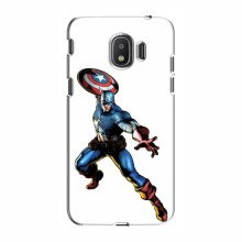 Чехол МАРВЕЛ для Samsung J2 2018, J250 (AlphaPrint) Капитан Америка - купить на Floy.com.ua