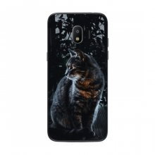 Чехол на Samsung J2 2018, J250 с Котами (VPrint) Стильный кот - купить на Floy.com.ua