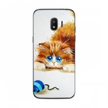 Чехлы с Котиками для Samsung J2 2018, J250 (VPrint) Котик и мишка - купить на Floy.com.ua