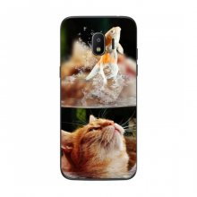 Чехлы с Котиками для Samsung J2 2018, J250 (VPrint) Рыжий котик - купить на Floy.com.ua