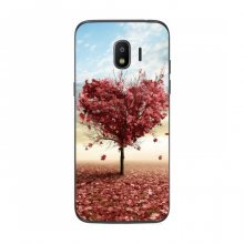 Чехлы для любимой на Samsung J2 2018, J250 (VPrint) Дерево в виде сердца - купить на Floy.com.ua