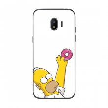Чехол с Симпсонами для Samsung J2 2018, J250 (VPrint) Гомер с пончиком - купить на Floy.com.ua