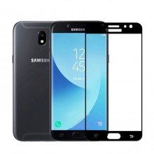 Защитное стекло Full Cover для Samsung Galaxy J7-2017, J730F (европейская версия) - купить на Floy.com.ua