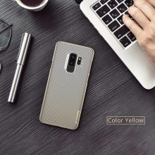 Чехол пластиковая накладка Nillkin Air с сетчастым корпусом для Samsung Galaxy S9+ Золотой - купить на Floy.com.ua