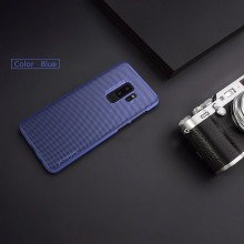 Чехол пластиковая накладка Nillkin Air с сетчастым корпусом для Samsung Galaxy S9+ Синий - купить на Floy.com.ua