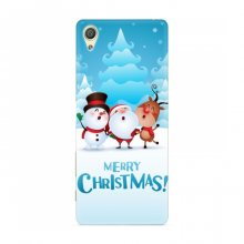 Рождественские Чехлы для Sony Xperia X (VPrint) merry christmas - купить на Floy.com.ua