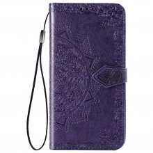 Кожаный чехол (книжка) Art Case с визитницей для TECNO POP 3 Фиолетовый - купить на Floy.com.ua