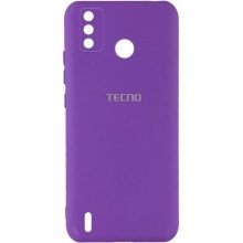 Чехол Silicone Cover My Color Full Camera (A) для TECNO Spark 6 Go Фиолетовый - купить на Floy.com.ua