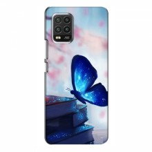 Чехол с печатью (Подарочные) для Xiaomi Mi 10 Lite (AlphaPrint) Бабочка синяя - купить на Floy.com.ua