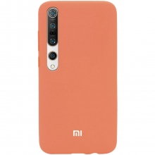 Чехол Silicone Cover Full Protective (AA) для Xiaomi Mi 10 / Mi 10 Pro Оранжевый - купить на Floy.com.ua