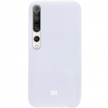 Чехол Silicone Cover Full Protective (AA) для Xiaomi Mi 10 / Mi 10 Pro Белый - купить на Floy.com.ua