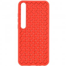 PU чехол-накладка Epik Weaving series для Xiaomi Mi 10 / Mi 10 Pro Красный - купить на Floy.com.ua