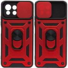 Ударопрочный чехол Camshield Serge Ring для Xiaomi Mi 11 Lite Красный - купить на Floy.com.ua